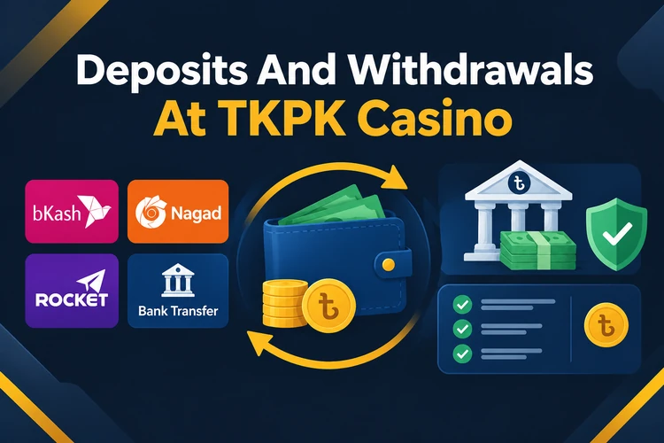 Deposits And Withdrawals At TKPK Casino